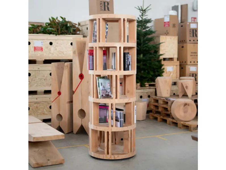 Libreria Torre lignea stile design di Riva 1920 in offerta