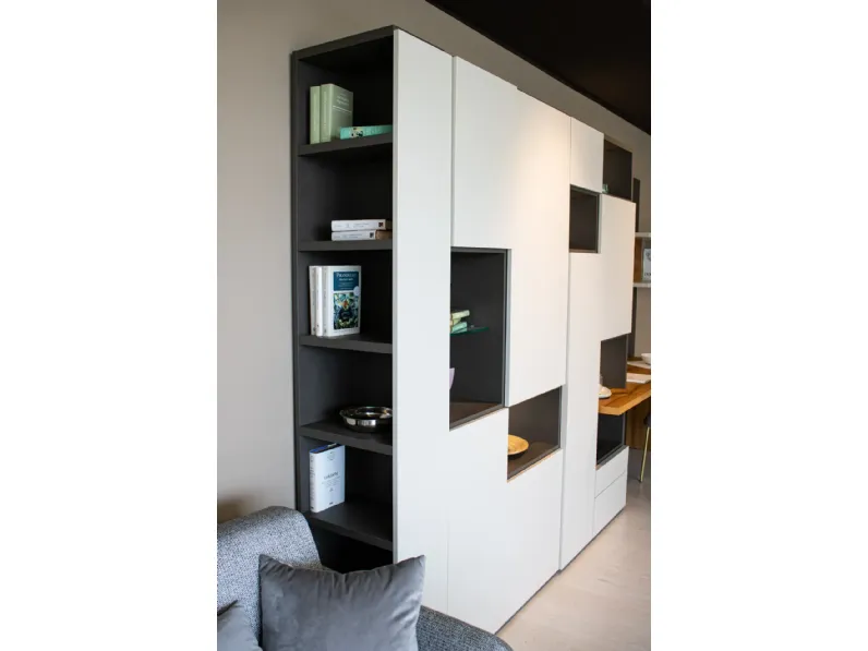 Libreria Modo Sangiacomo in stile moderna a prezzi outlet