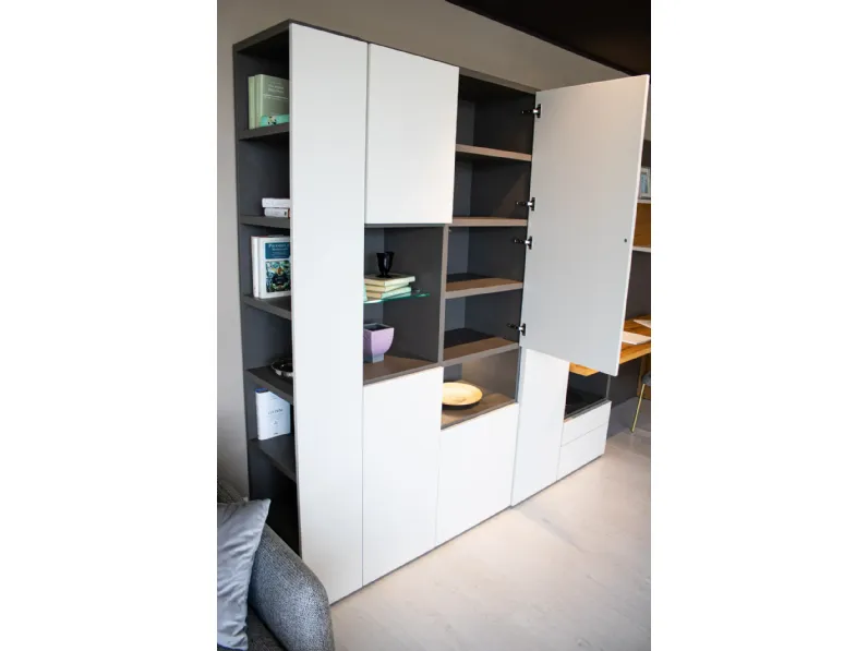 Libreria Modo Sangiacomo in stile moderna a prezzi outlet