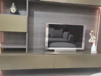 Libreria Novamobili in laminato materico a prezzo Outlet: scopri Living system