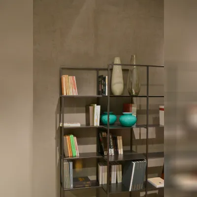 Libreria Optic stile moderna di Bonaldo scontata del 42%