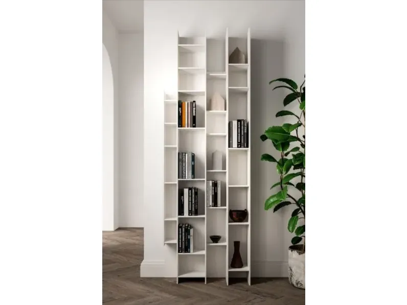 Libreria Ozzio in laccato opaco a prezzo Outlet: scopri Byblos