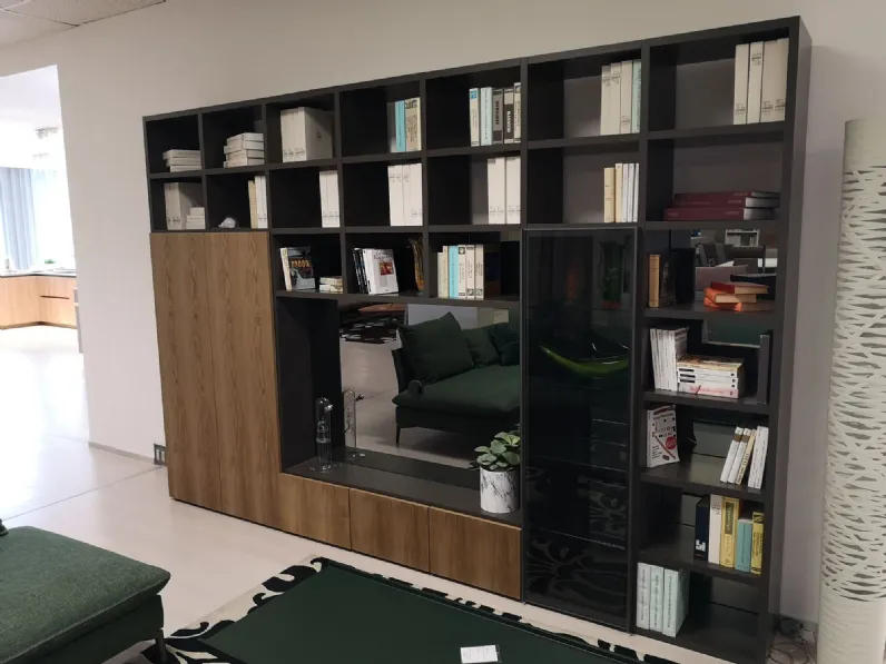 Libreria Presotto in laccato opaco scontata -50%: scopri Pari & dispari