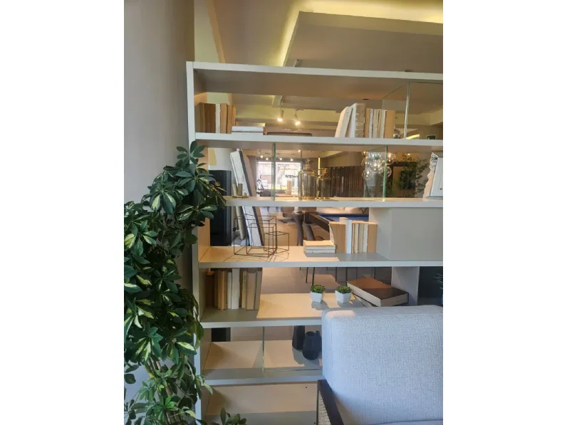 Libreria Presotto in laccato opaco scontata -53%: scopri Pari e dispari