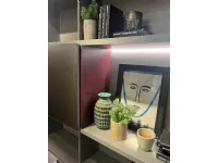 Libreria Pianca in laminato materico a prezzo Outlet: scopri Spazioteca