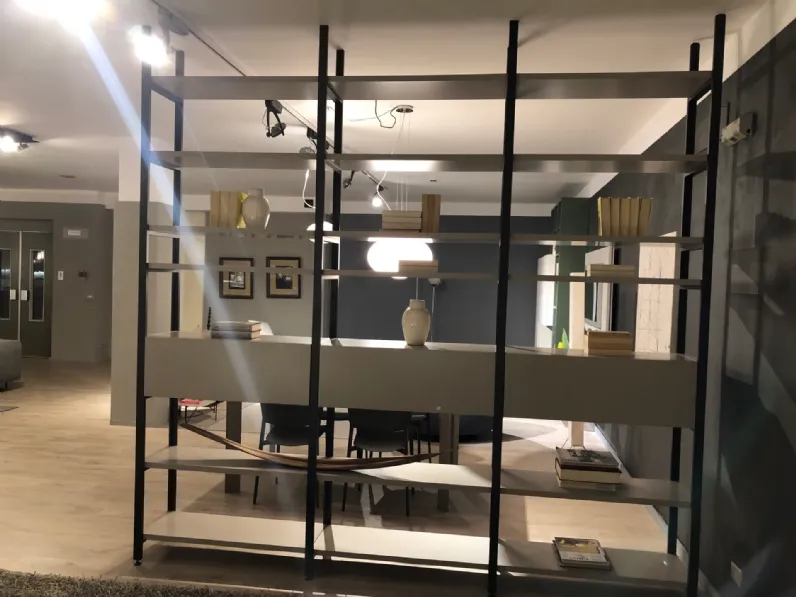 Libreria Pontile stile design di Novamobili scontata del 50%