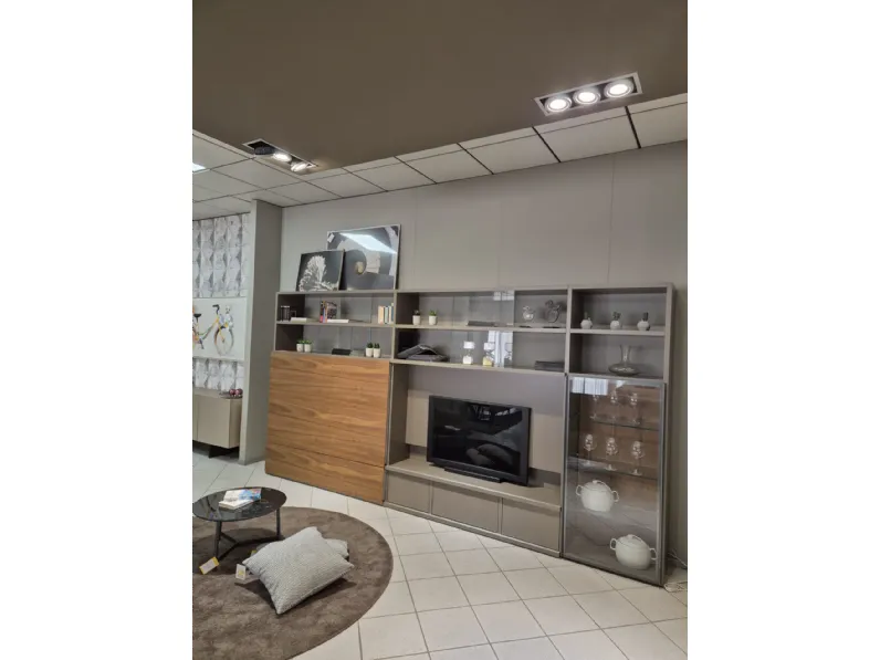 Libreria Presotto in laccato opaco scontata -30%: scopri Pari e dispari