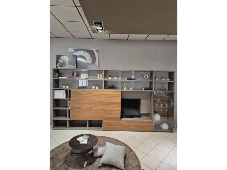 Libreria Presotto in laccato opaco scontata -30%: scopri Pari e dispari