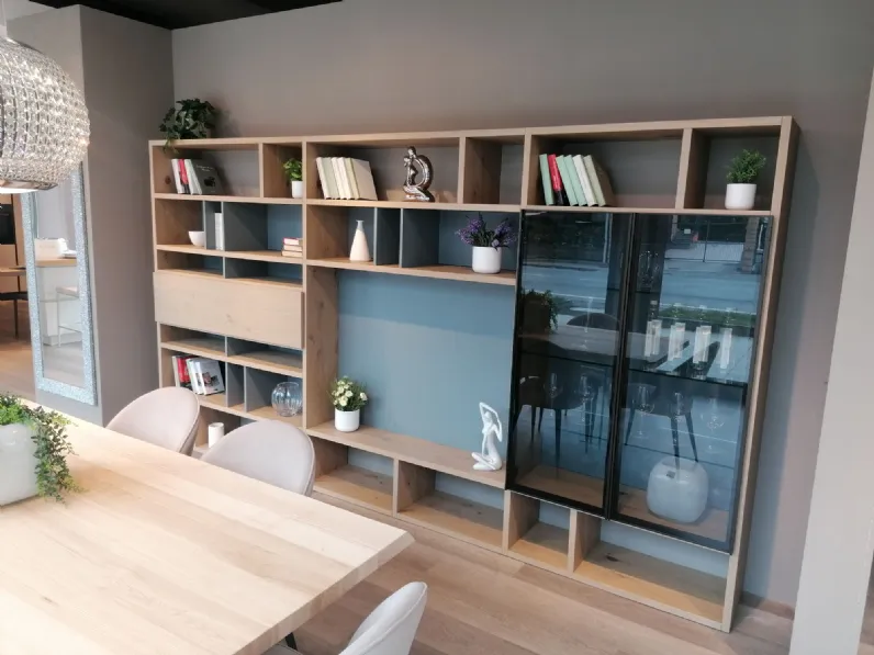 Libreria Slim - speed stile moderno di Dall'agnese in Offerta Outlet