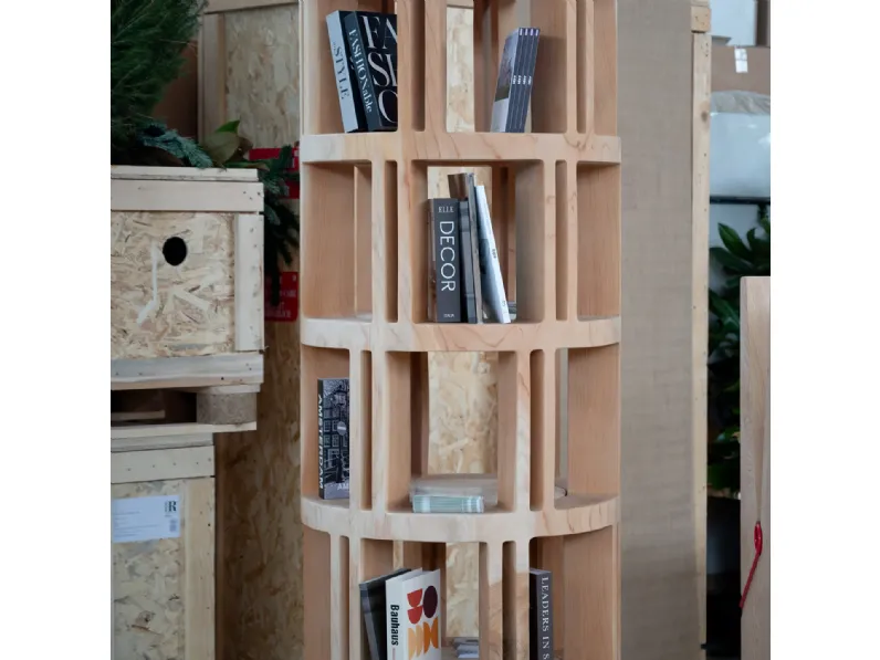 Libreria modello Torre lignea di Riva 1920 a prezzo Outlet