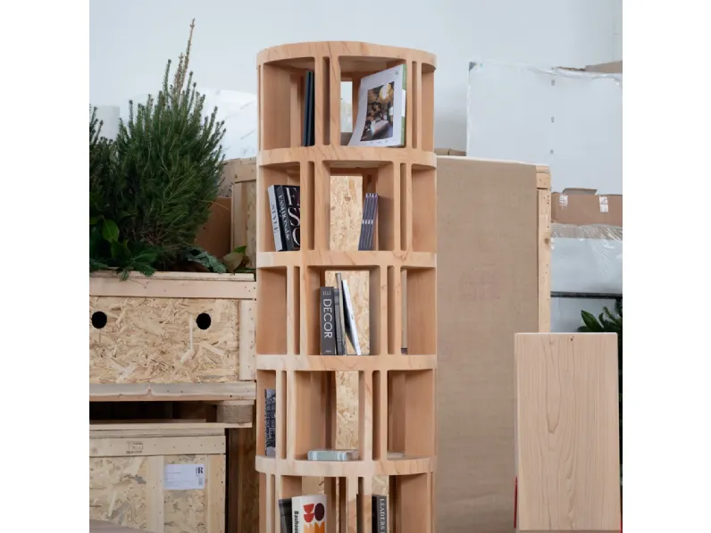 Libreria modello Torre lignea di Riva 1920 a prezzo Outlet