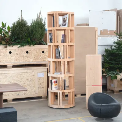Libreria modello Torre lignea di Riva 1920 a prezzo Outlet