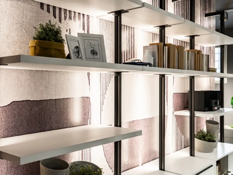 Libreria Santalucia in laminato materico in Offerta Outlet: scopri Urban