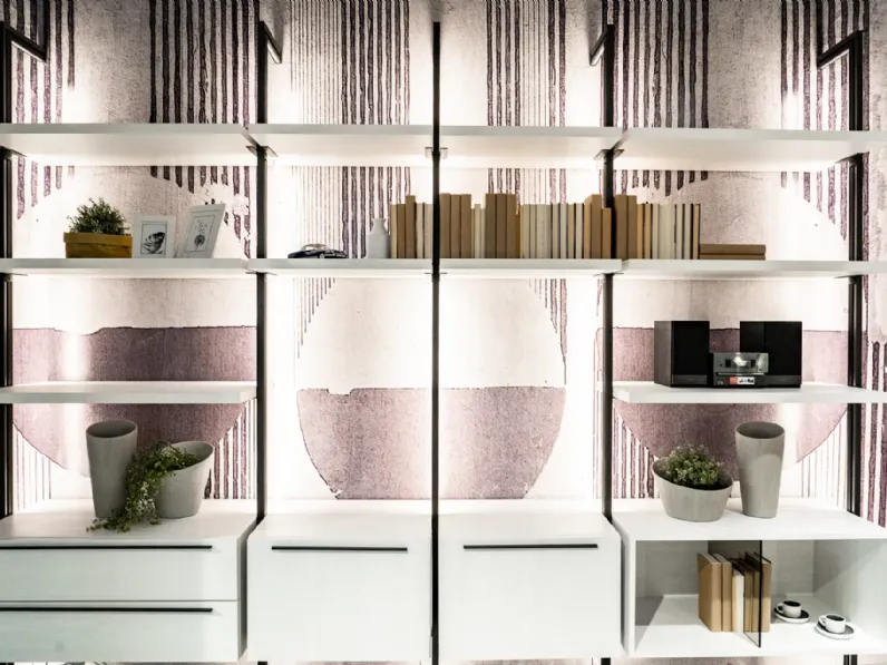 Libreria Santalucia in laminato materico in Offerta Outlet: scopri Urban