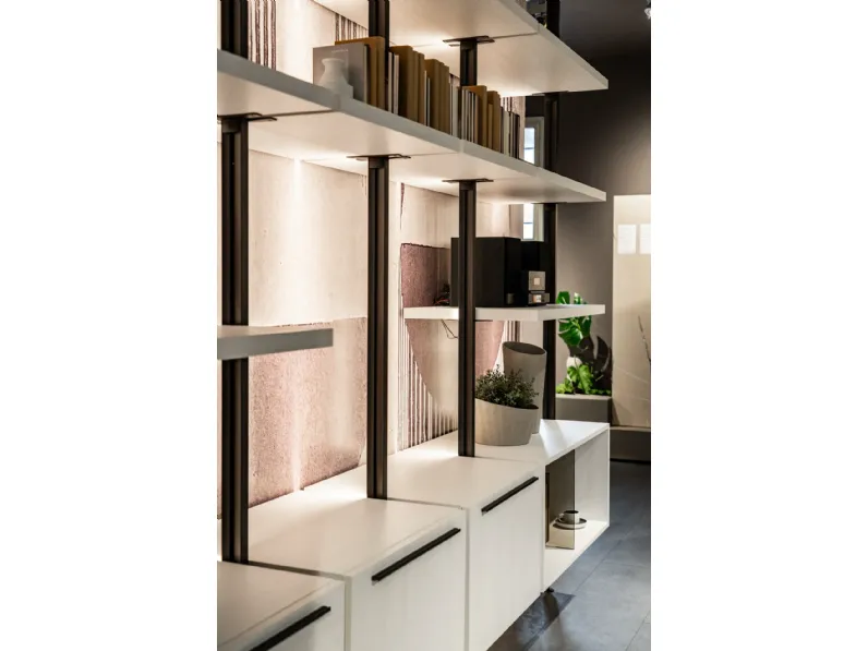 Libreria Santalucia in laminato materico in Offerta Outlet: scopri Urban