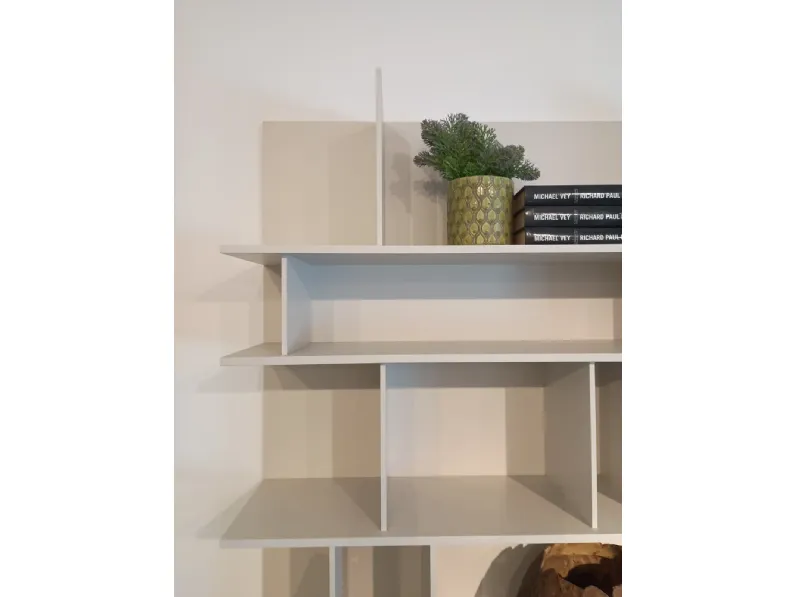 Libreria Cattelan italia in laccato opaco scontata -30%: scopri Wally