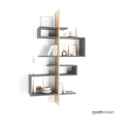 Libreria modello Ybal di Moretti compact camerette a prezzo Outlet