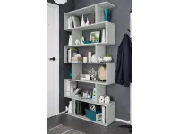 Libreria Collezione esclusiva in laminato materico a prezzo Outlet: scopri Zig zag colonna