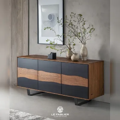 Madia di Le fablier in legno Amburgo a prezzo Outlet
