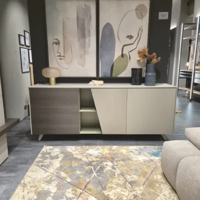 Madia in stile moderno Av 107 madia diagonal di Tomasella a prezzo Outlet