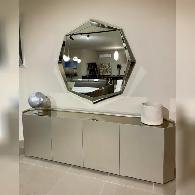 Madia in stile design Cattelan chelsea titanio 4 ante  di Cattelan italia a prezzo scontato