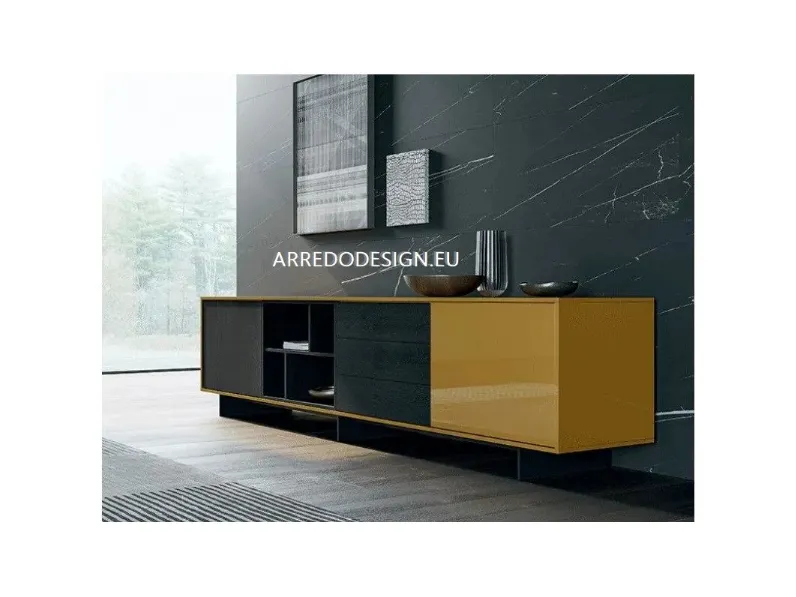 Madia di Dall'agnese in laccato lucido Code * in Offerta Outlet