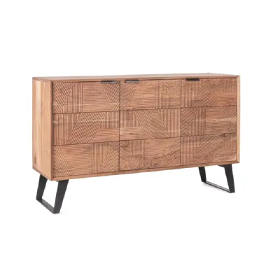 Mobile soggiorno modello Credenza 3a isar di Outlet etnico in Offerta Outlet