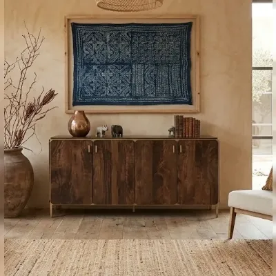 Madia Credenza arin 160 di Outlet etnico in stile design scontata -30%