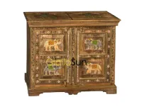 Madia Credenza elephant 2 ante in stile design di Outlet etnico in Offerta Outlet