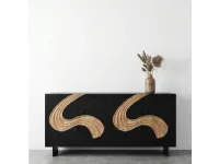 Madia Credenza etnica onde 180 di Outlet etnico in stile design scontata -32%