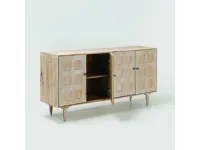 Madia di Outlet etnico in legno Credenza frassino legno 160 a prezzo Outlet