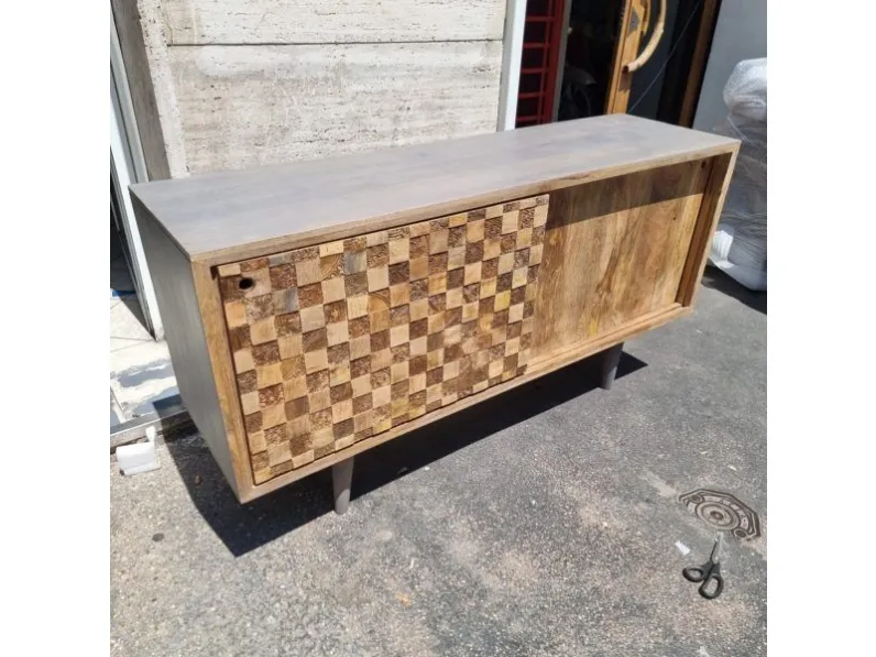 Madia Credenza madia etnica coin in stile design di Outlet etnico in Offerta Outlet