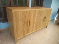 Madia Credenza teak ric 4a di Outlet etnico in stile design scontata -32%