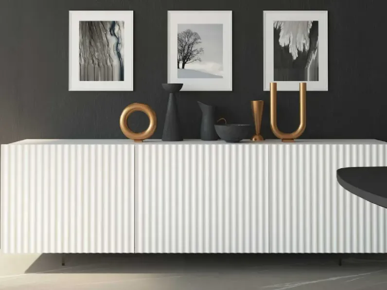 Madia di Fratelli mirandola in legno Wave a prezzo Outlet