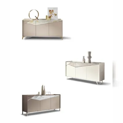 Mobile soggiorno modello Trilogy 1 di Gierre mobili a PREZZI OUTLET
