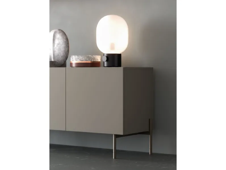 Madia di Orme in laccato opaco Modulo in Offerta Outlet