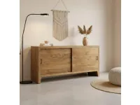 Madia in stile design Credenza legno acacia 180 di Outlet etnico a prezzo scontato