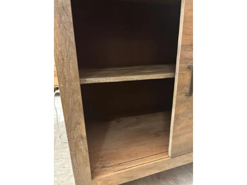 Madia in stile design Credenza legno acacia 180 di Outlet etnico a prezzo scontato
