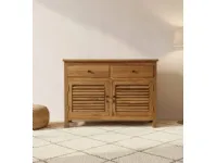 Madia Credenza teak riciclato 2a-2css di Outlet etnico a prezzi convenienti