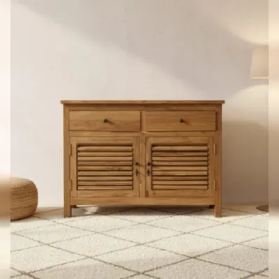 Madia Credenza teak riciclato 2a-2css di Outlet etnico a prezzi convenienti