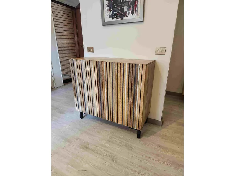 Mobile soggiorno modello Madia credenza line 2a di Outlet etnico a prezzo scontato