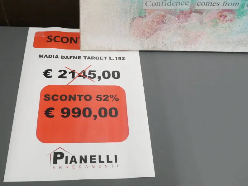 Madia di Target point in laminato opaco Dafne a prezzo riservato 