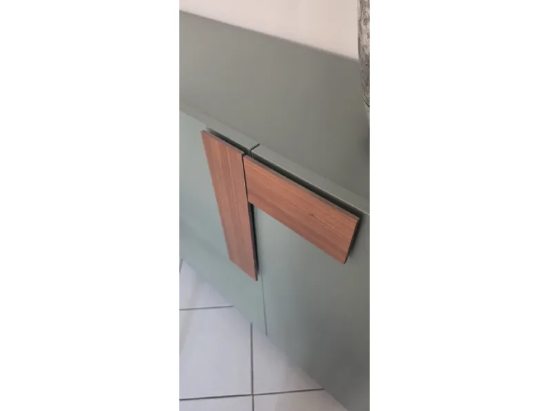 Madia di Pianca in laccato opaco Ginevra 203 x 45 x 95 a prezzo Outlet