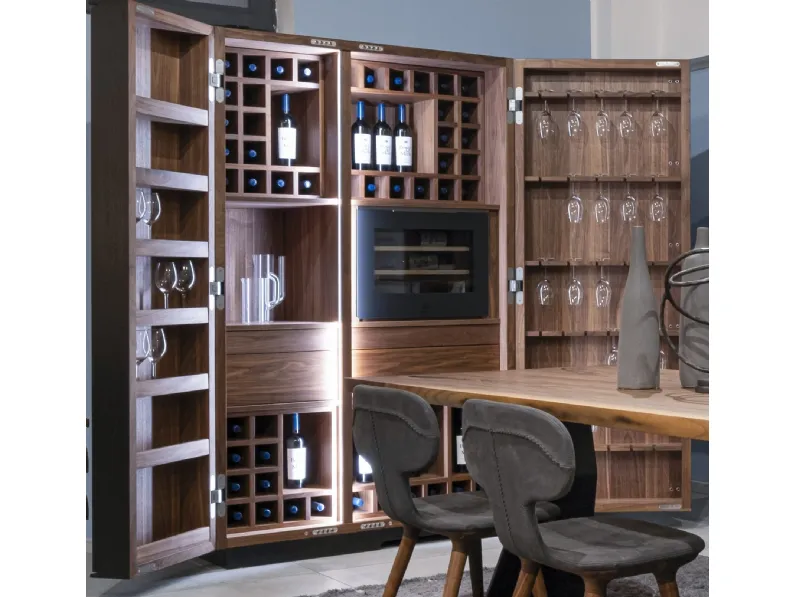 Madia Cambusa wine / jumbo in stile design di Riva 1920 in Offerta Outlet