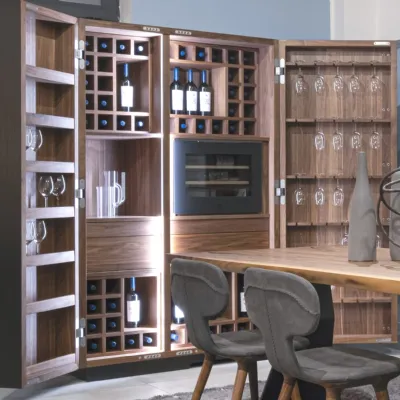 Madia Cambusa wine / jumbo in stile design di Riva 1920 in Offerta Outlet