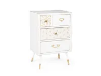 Madia in stile design Cassettiera 4c marigold di Bizzotto in Offerta Outlet