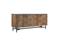 Madia Credenza acacia marmo 175 in stile design di Outlet etnico in Offerta Outlet