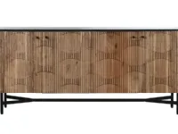 Madia Credenza acacia marmo 175 in stile design di Outlet etnico in Offerta Outlet