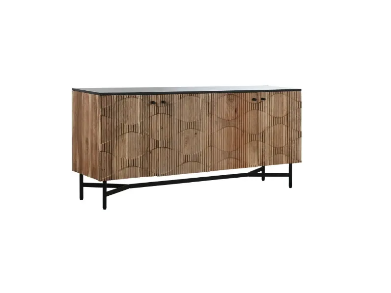 Madia Credenza acacia marmo 175 in stile design di Outlet etnico in Offerta Outlet