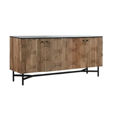 Madia Credenza acacia marmo 175 in stile design di Outlet etnico in Offerta Outlet